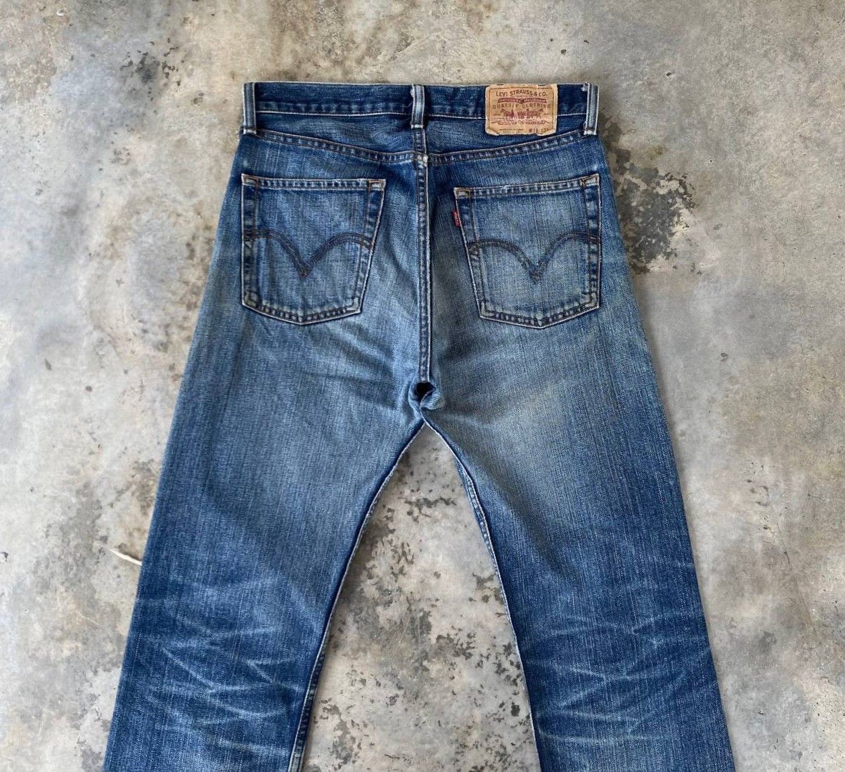 Levi's VINTAGE LEVIS 505 JAPAN DISTRESSED DENIM W32X33 Size US 32 / EU 48 - 4 Thumbnail