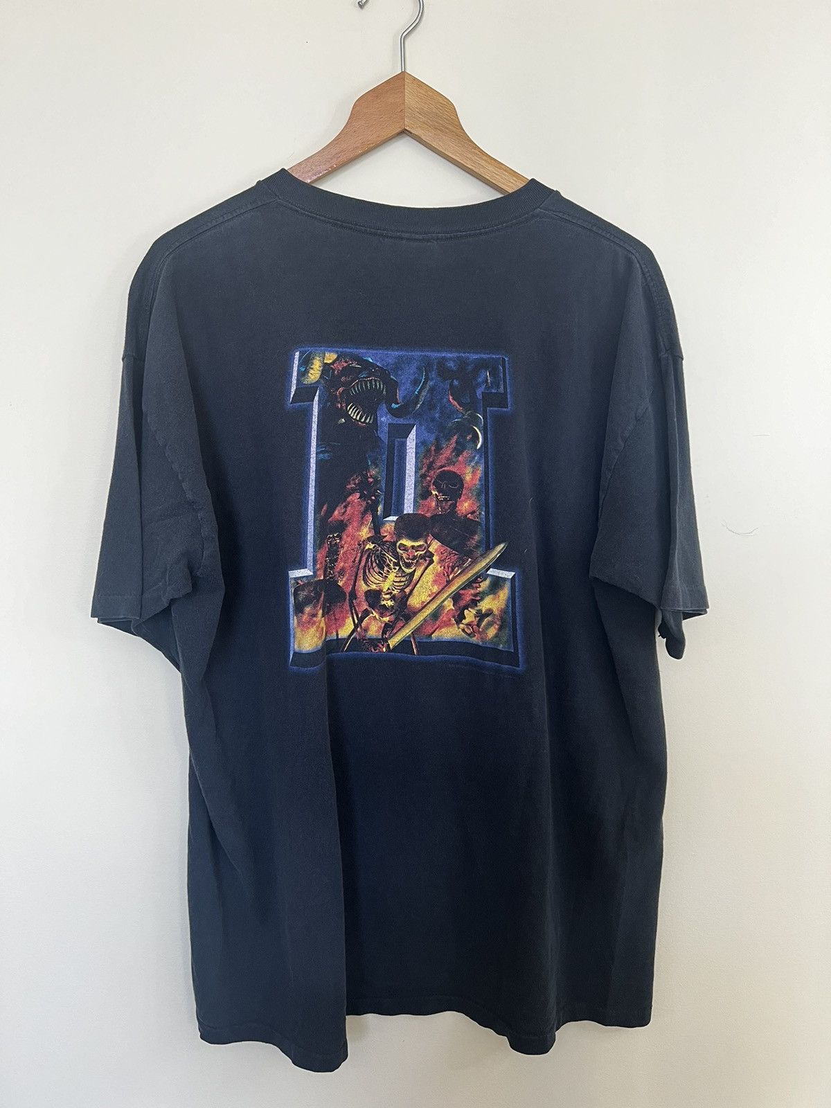 image of Vintage 90's Diablo 2 Pc Promo T-Shirt in Black, Men's (Size XL)