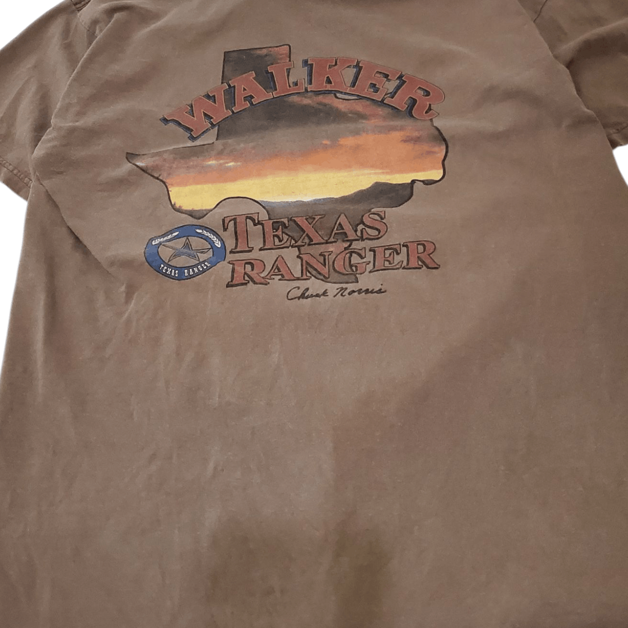 Vintage 90s Walker Texas Ranger Cast & Crew Chuck Norris T-Shirt Size US L / EU 52-54 / 3 - 2 Thumbnail