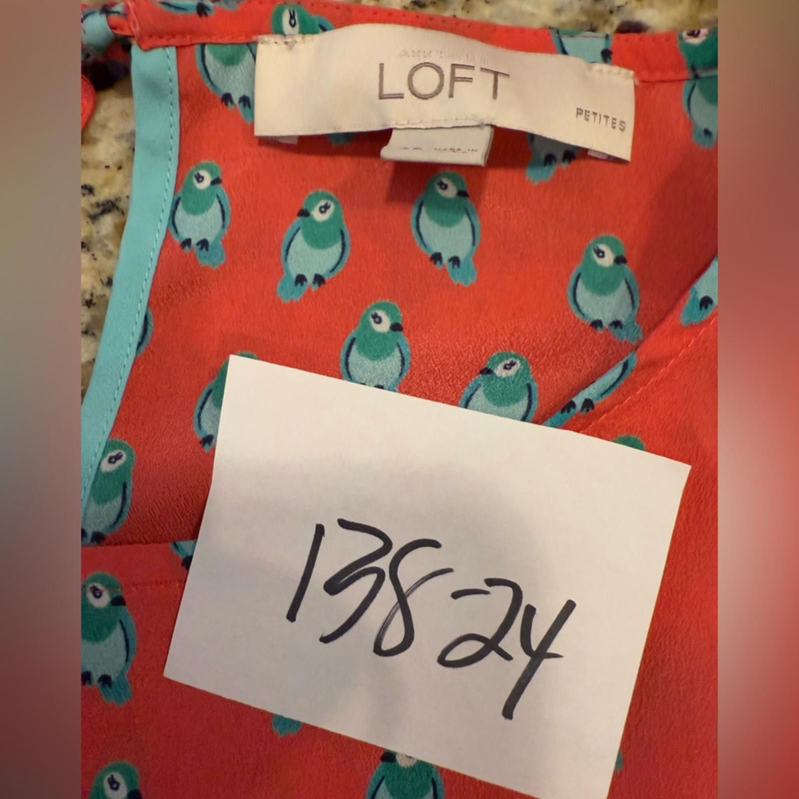 Other Loft colorful bird novelty print tank top SZ SP Size S / US 4 / IT 40 - 11 Thumbnail