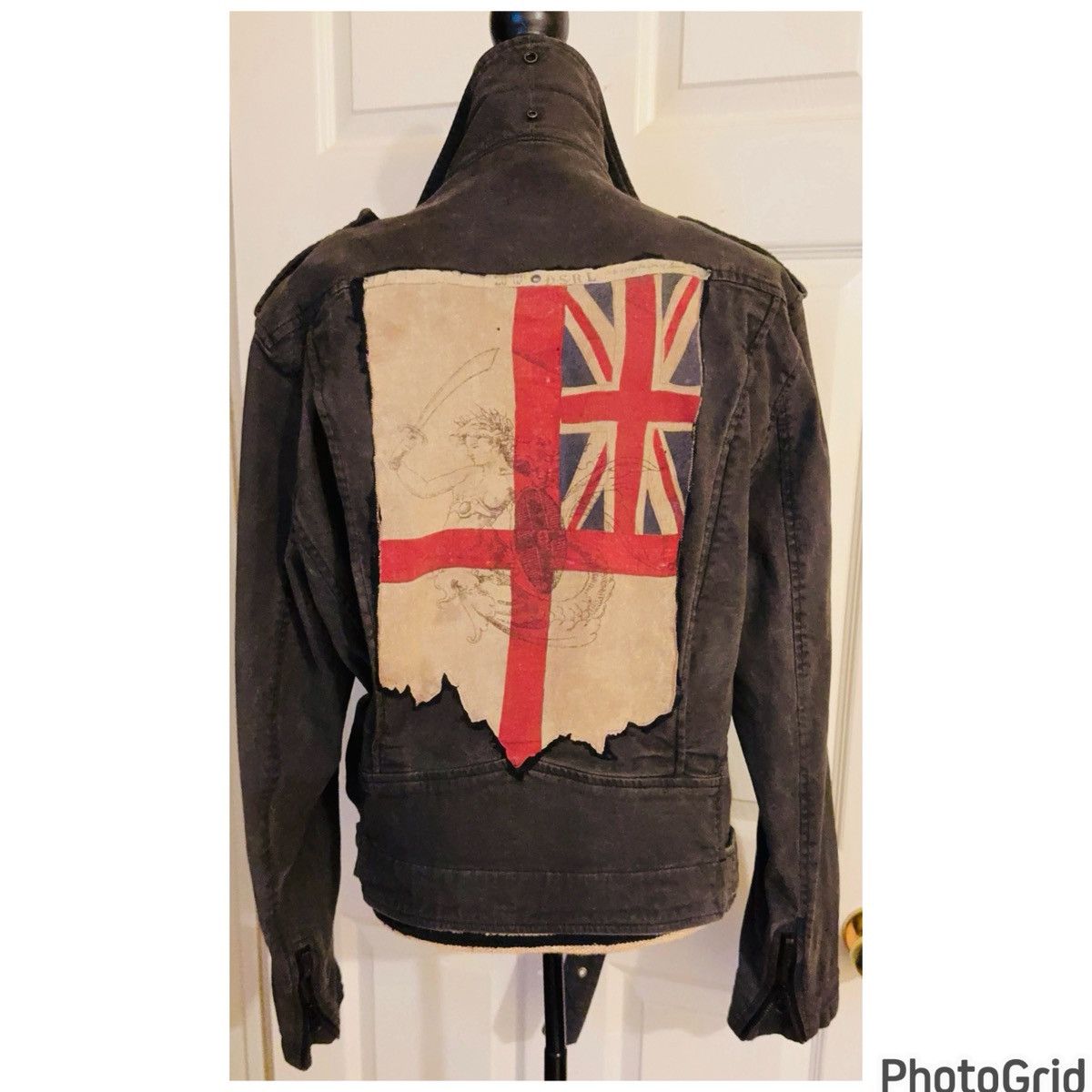 Denim & Supply Ralph Lauren Ralph Lauren Denim & Supply Flag Moto Jacket RARE Size L / US 10 / IT 46 - 1 Thumbnail