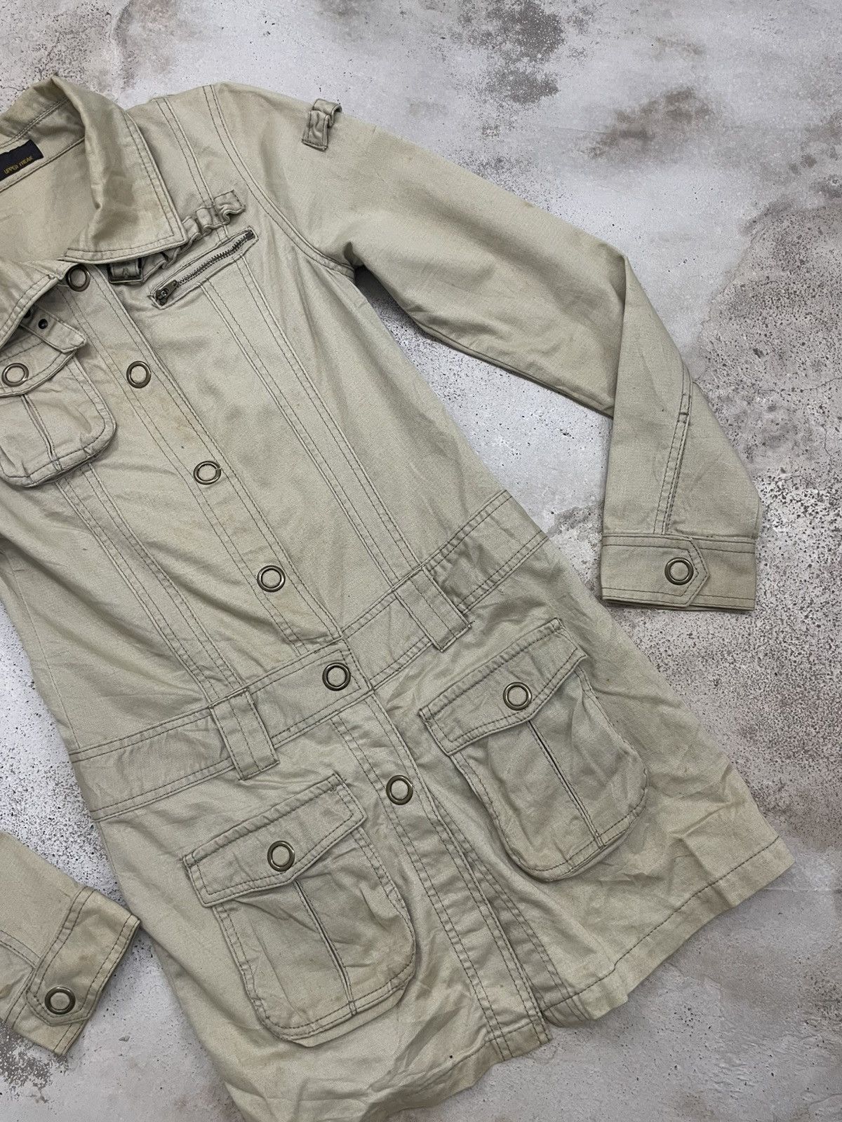 Japanese Brand Upper Freaks Long Jacket Bondage City Belt Rusty Size S / US 4 / IT 40 - 4 Thumbnail