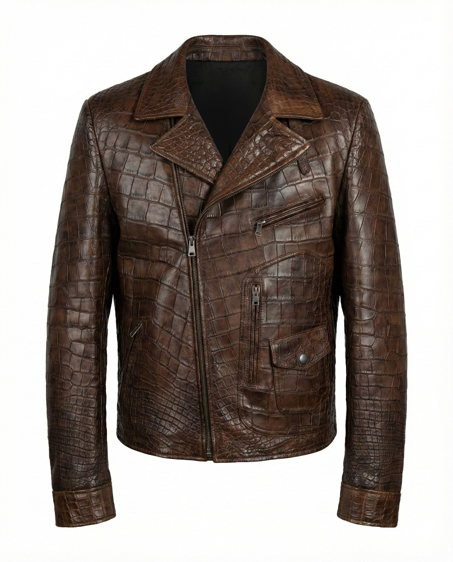 Gucci Gucci Genuine Crocodile Biker Jacket | Grailed