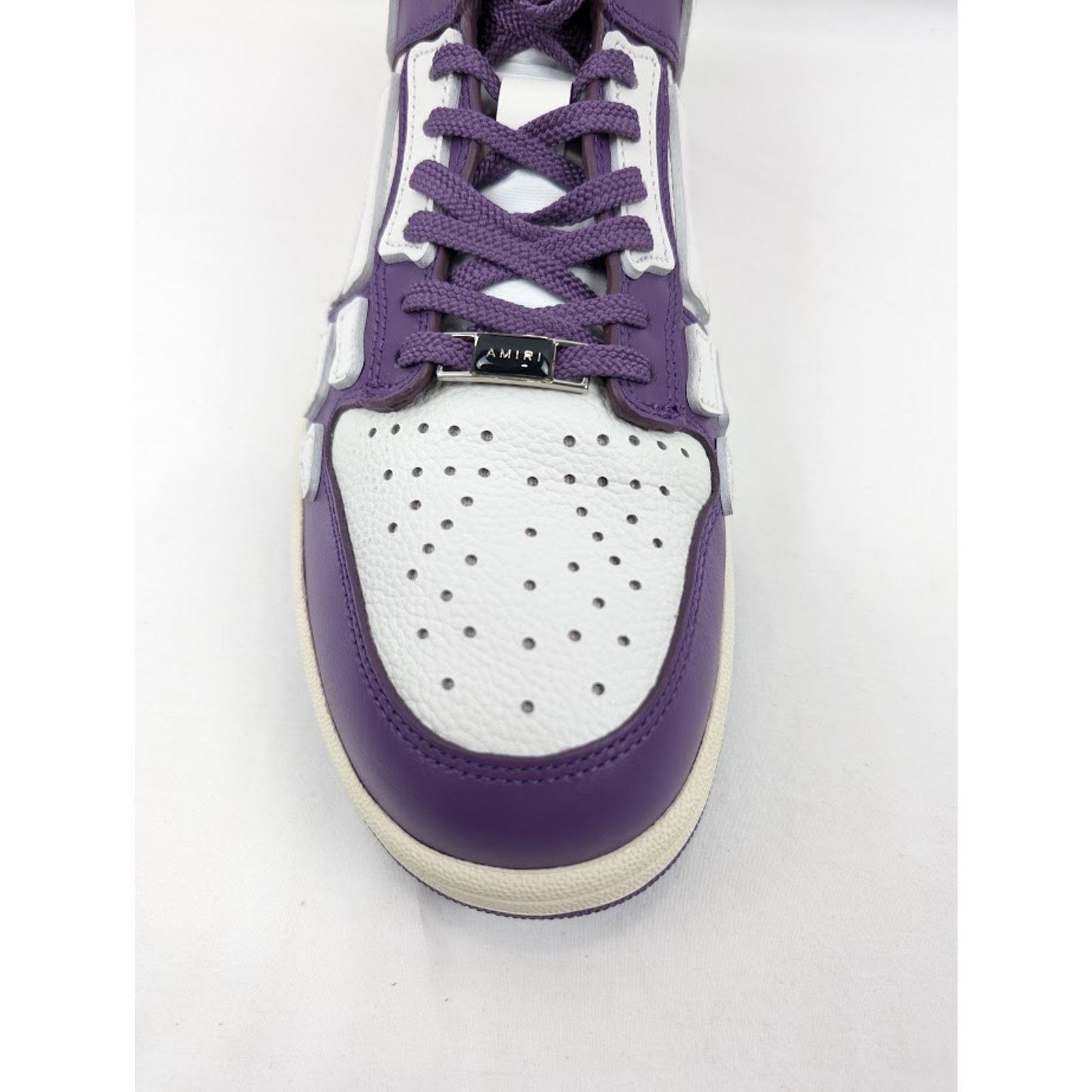 Amiri o1rshd1 Skeleton Low-Top Sneakers in Purple/White Size US 13 / EU 46 - 5 Thumbnail
