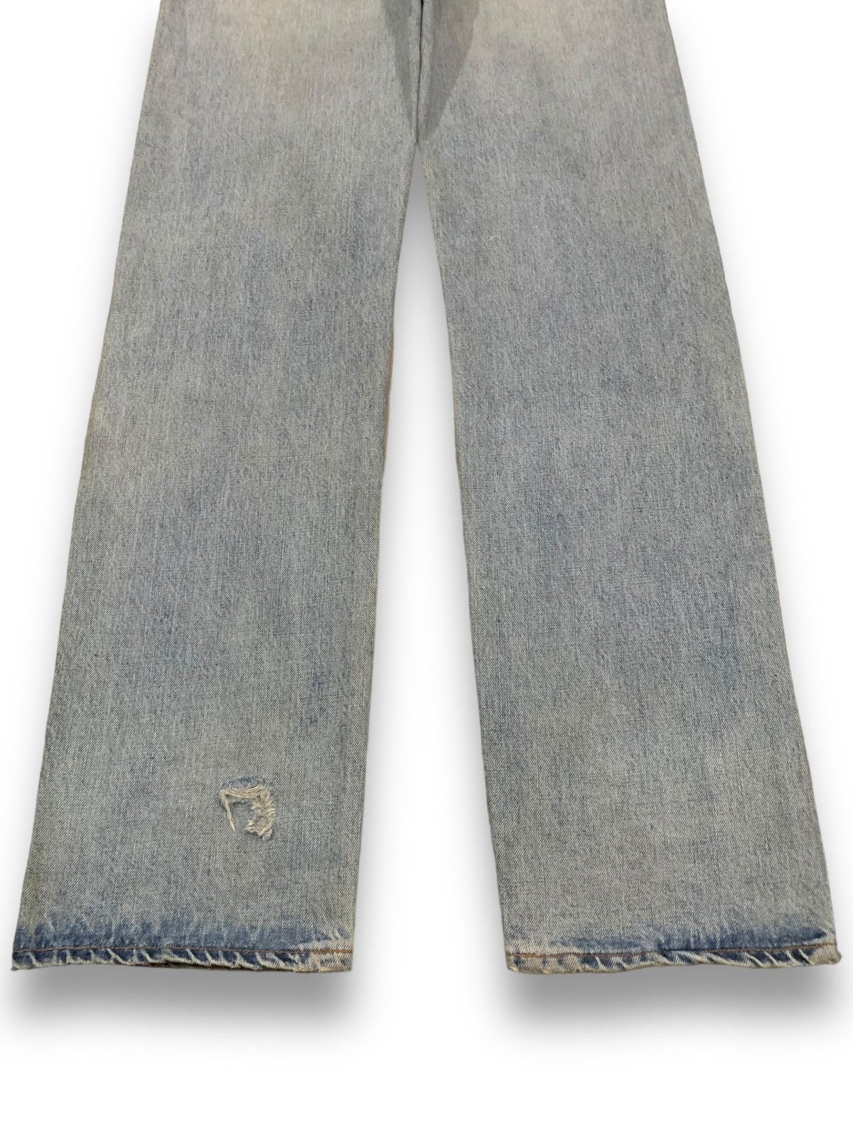 Japanese Brand Vintage 90s Bobson Selvedge Button Fly Loose Straight Jeans Size US 29 - 16 Thumbnail
