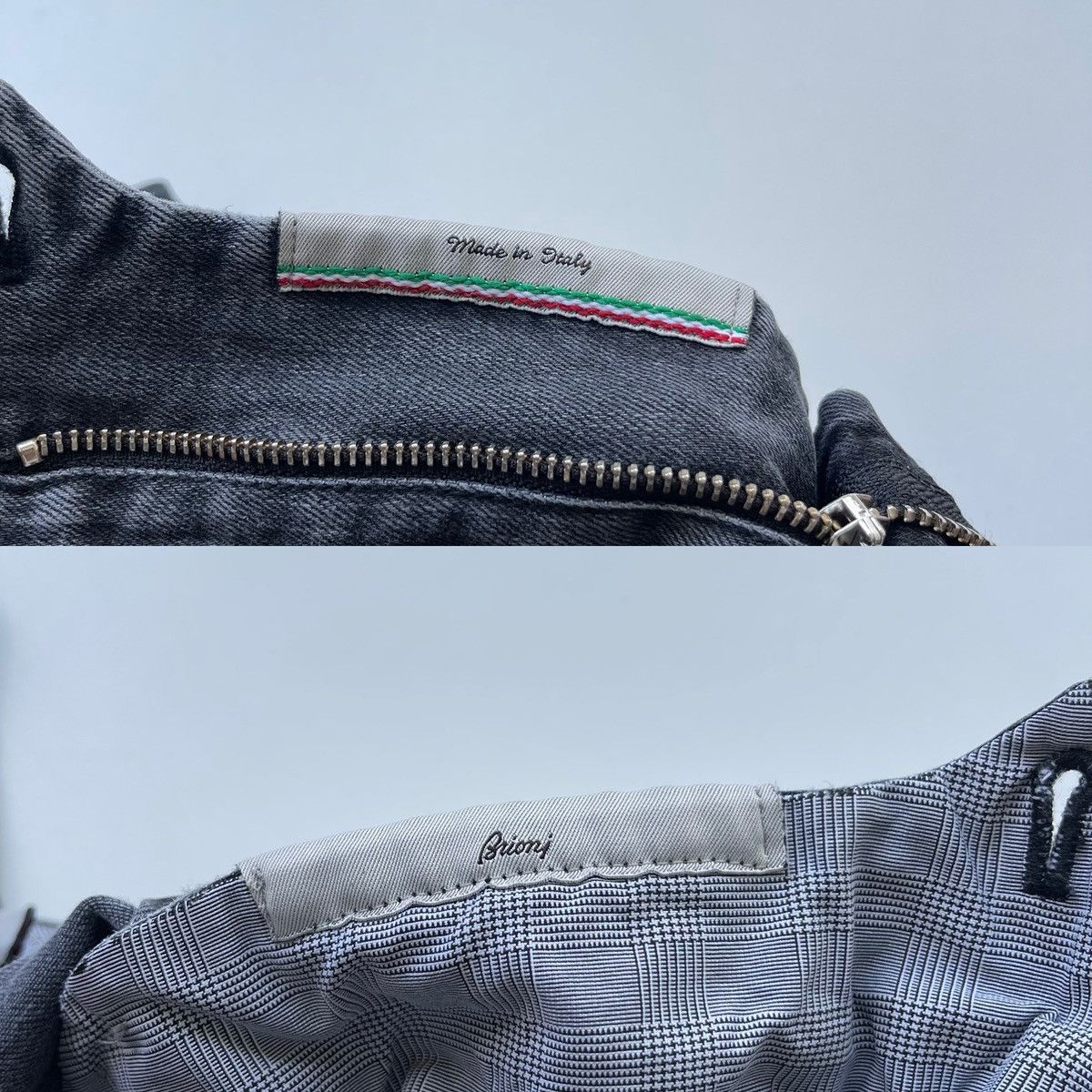 Brioni Brioni Stelvio HandMade Tailored Denim Jeans Grey Size US 36 / EU 52 - 9 Thumbnail