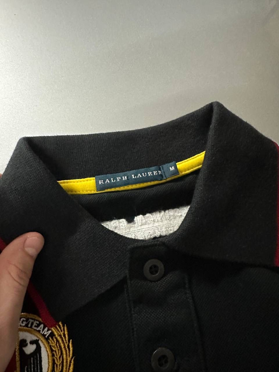 Polo Ralph Lauren × Vintage Vintage Ralph Lauren Deutschland Racing polo Tee Size US S / EU 44-46 / 1 - 6 Thumbnail