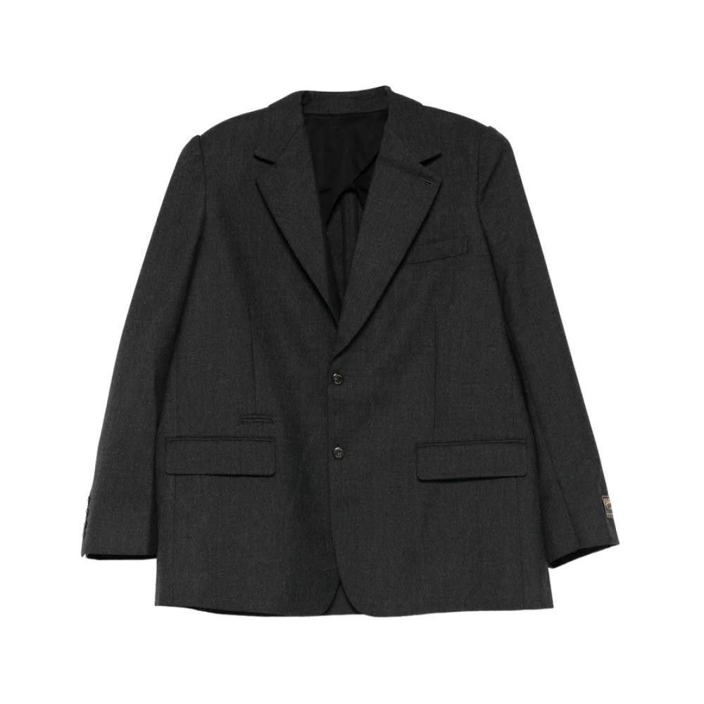 Willy Chavarria Runway Oversized Tailoring Wool Chuco Blazer Tarantula FW25 Size US S / EU 44-46 / 1 - 15 Thumbnail