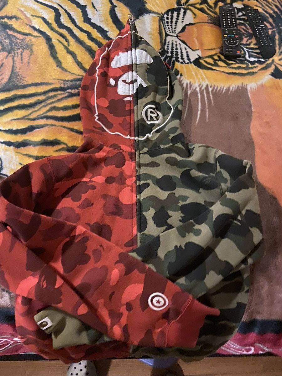 Bape Rare BAPE ape head zip up hoodie Size US M / EU 48-50 / 2 - 1 Thumbnail