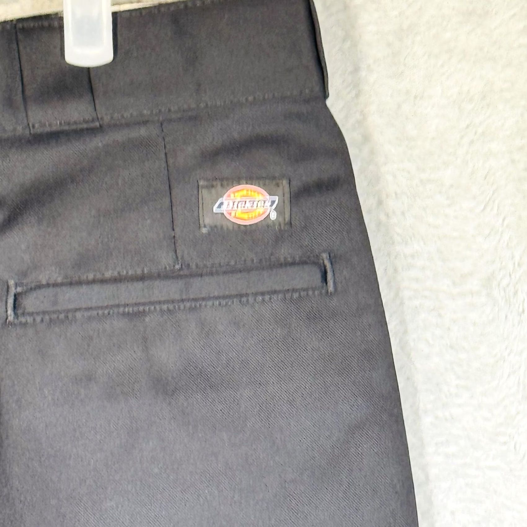 Dickies Dickies Pants Boys L 38x34 Black Chino Twill Polyester Cotton Nicaragua Size US 33 - 7 Thumbnail