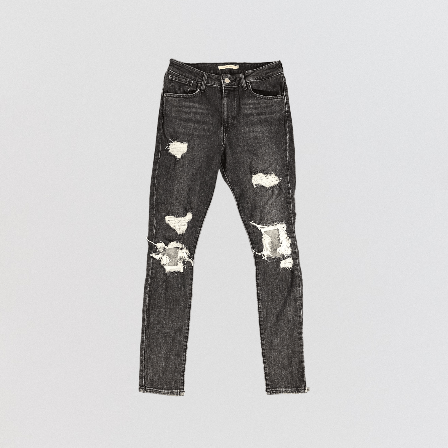 Levi's × Vintage Vintage Distress Black Levis Jeans-JM1481 Size US 28 / EU 44 - 1 Thumbnail