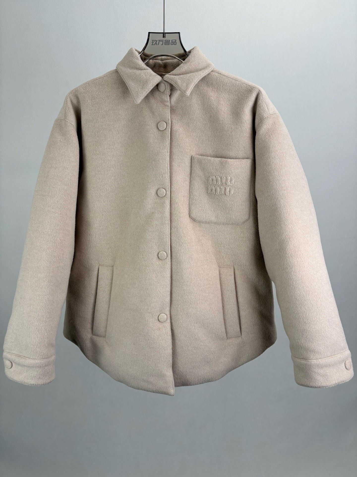 Miu Miu Miumiu Wool Down Collar Jacket Size S / US 4 / IT 40 - 1 Thumbnail
