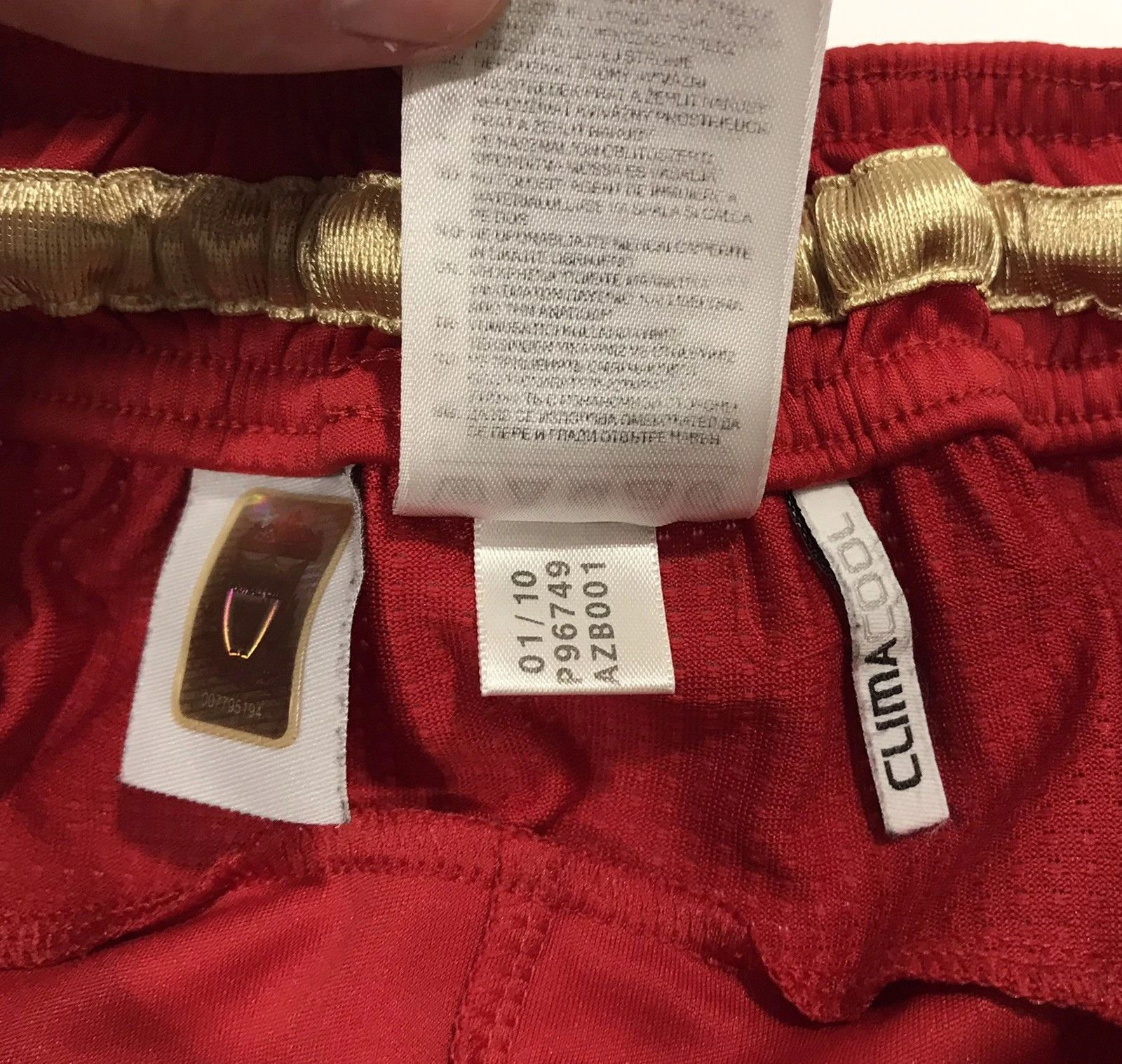 Adidas Liverpool 2010 Home Soccer Shorts Adidas Mens Size M Size US 32 / EU 48 - 6 Thumbnail