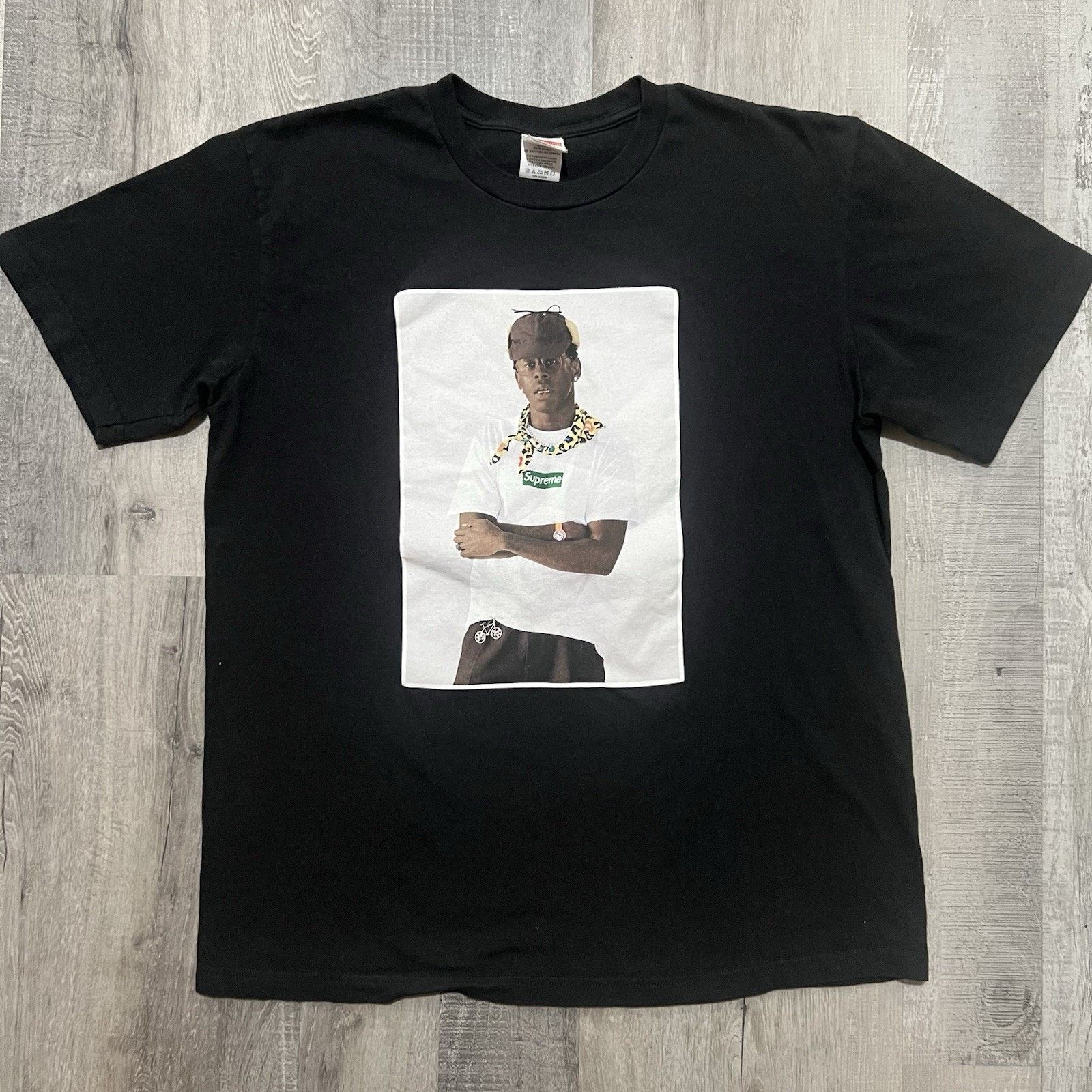 Supreme M Supreme Dean Blunt Tee Black photo 2025 box logo | Grailed