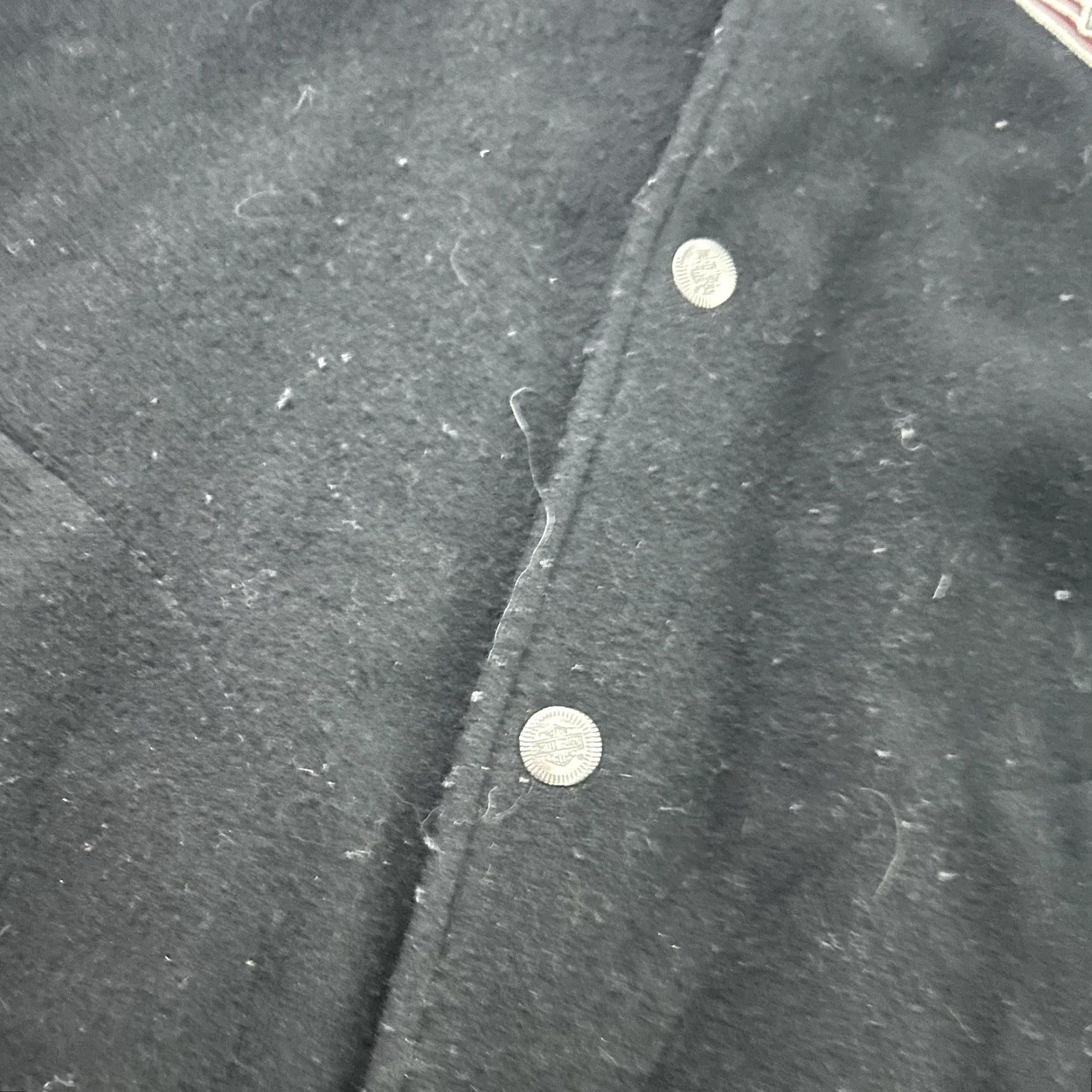 Harley Davidson VINTAGE Harley-Davidson Embroidered Wool Jacket Mens M Black Size US M / EU 48-50 / 2 - 4 Thumbnail