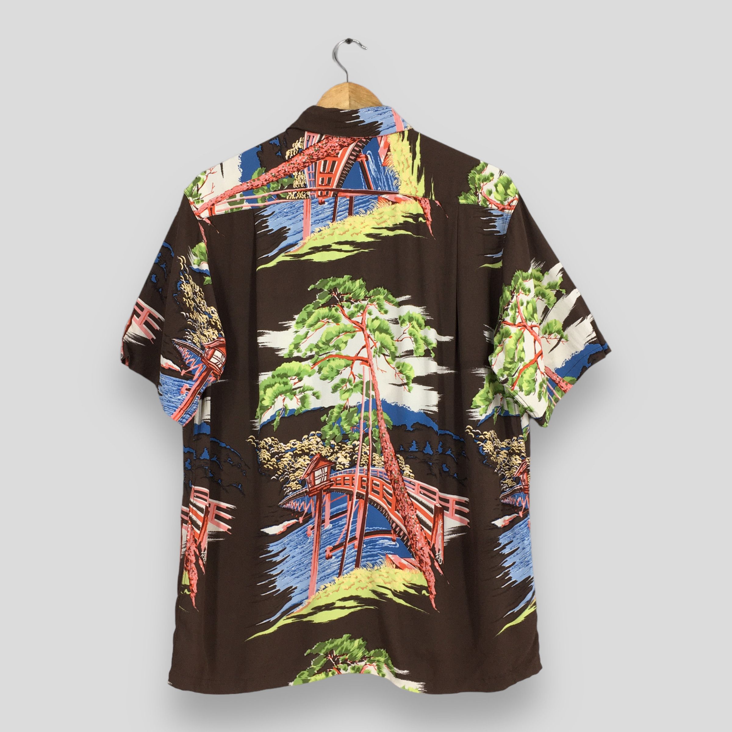 Sun Surf Sun Surf Hawaii Japanese Culture Sakura Rayon Shirt Medium Size US M / EU 48-50 / 2 - 7 Thumbnail