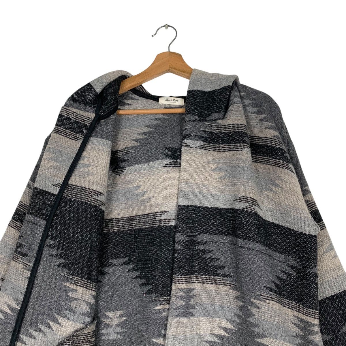 Japanese Brand Free's Mart Love California Buttonless Overcoat #1252-C57 Size US M / EU 48-50 / 2 - 11 Thumbnail