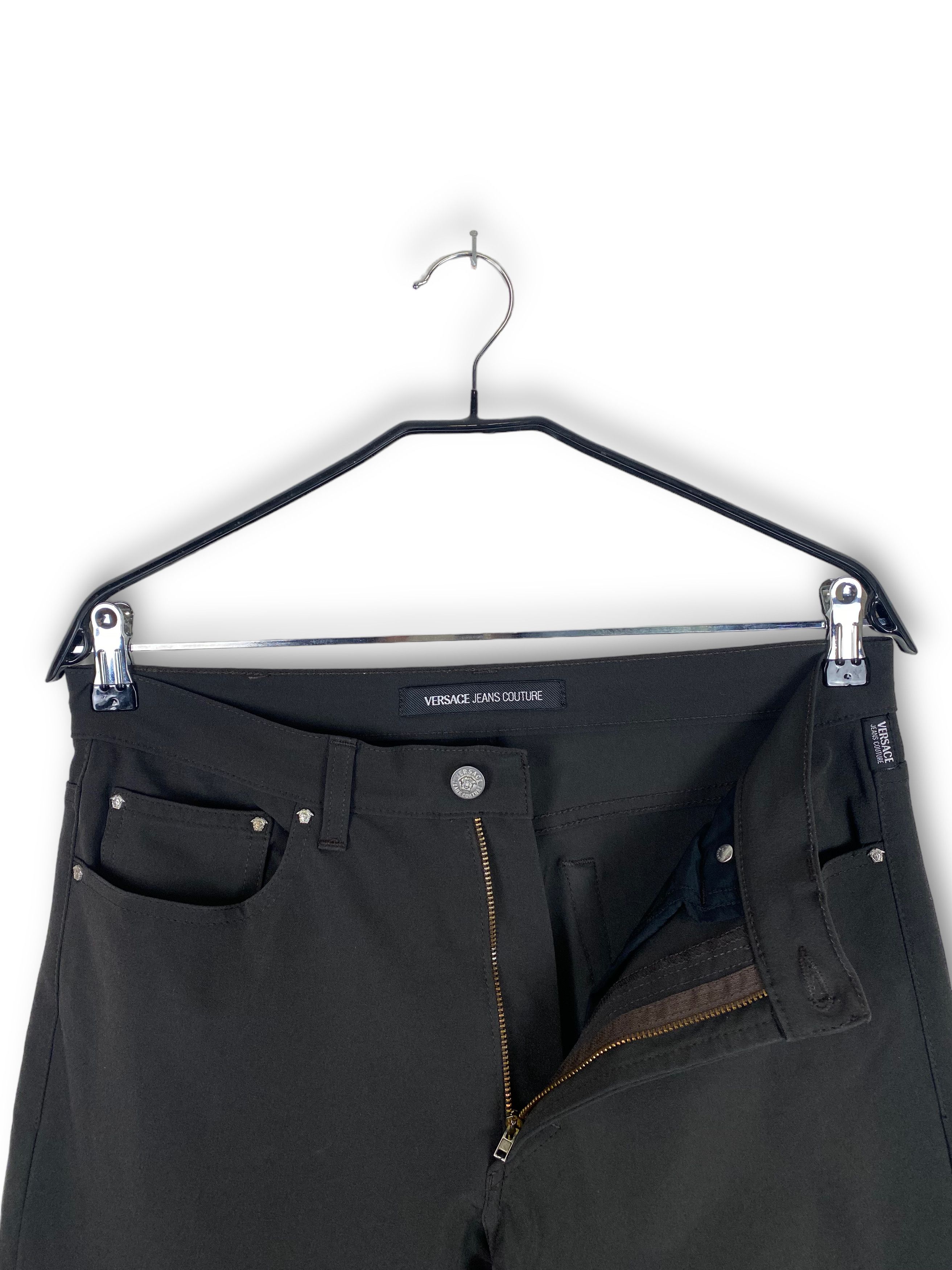 Versace Jeans Couture Vintage VERSACE Black Pants M495 Size US 31 - 8 Thumbnail