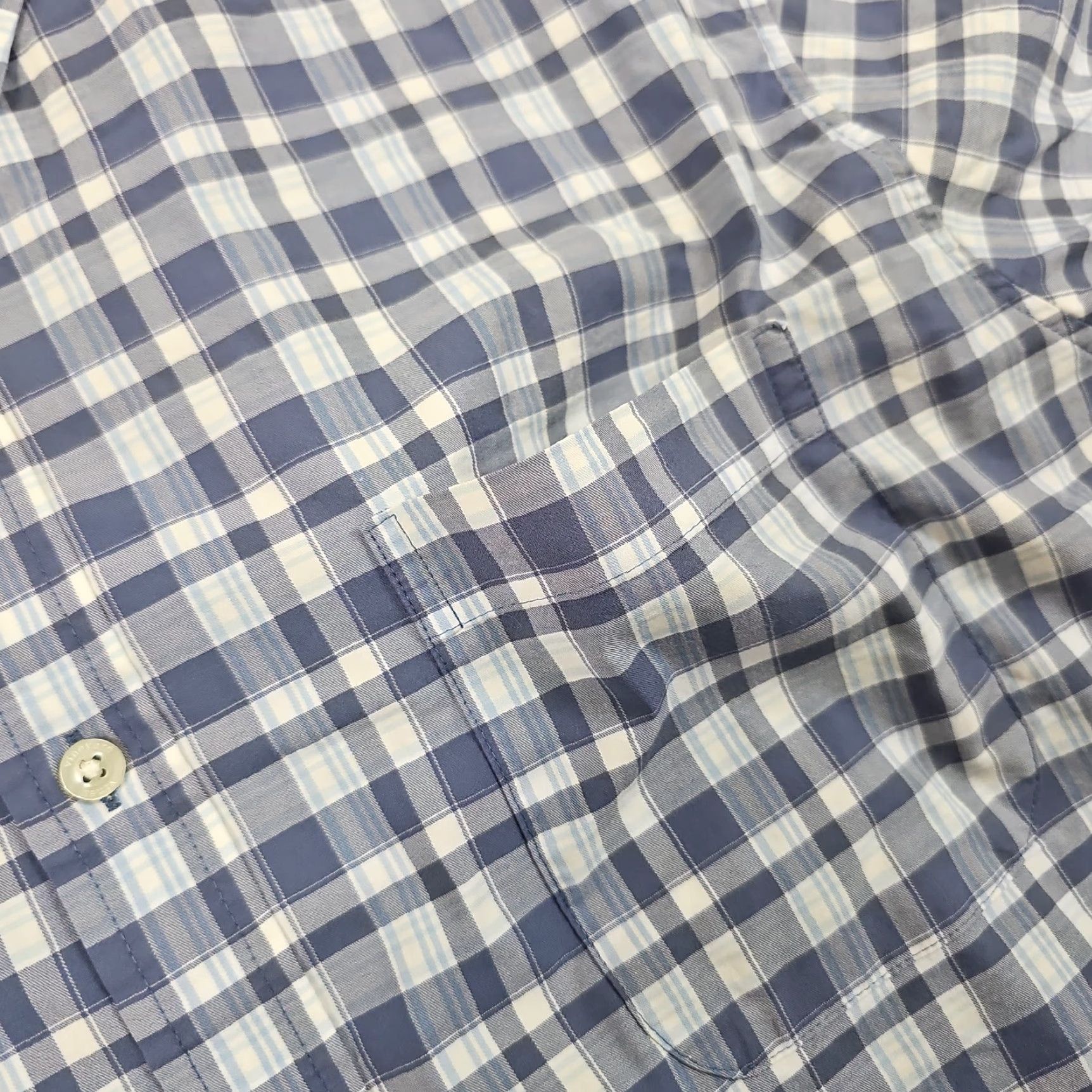 Vineyard Vines VINEYARD VINES Shirt Mens 2XL Blue Plaid Stretch Wicking Performance Long Sleeve Button-Up Casual Preppy Size US XXL / EU 58 / 5 - 4 Thumbnail