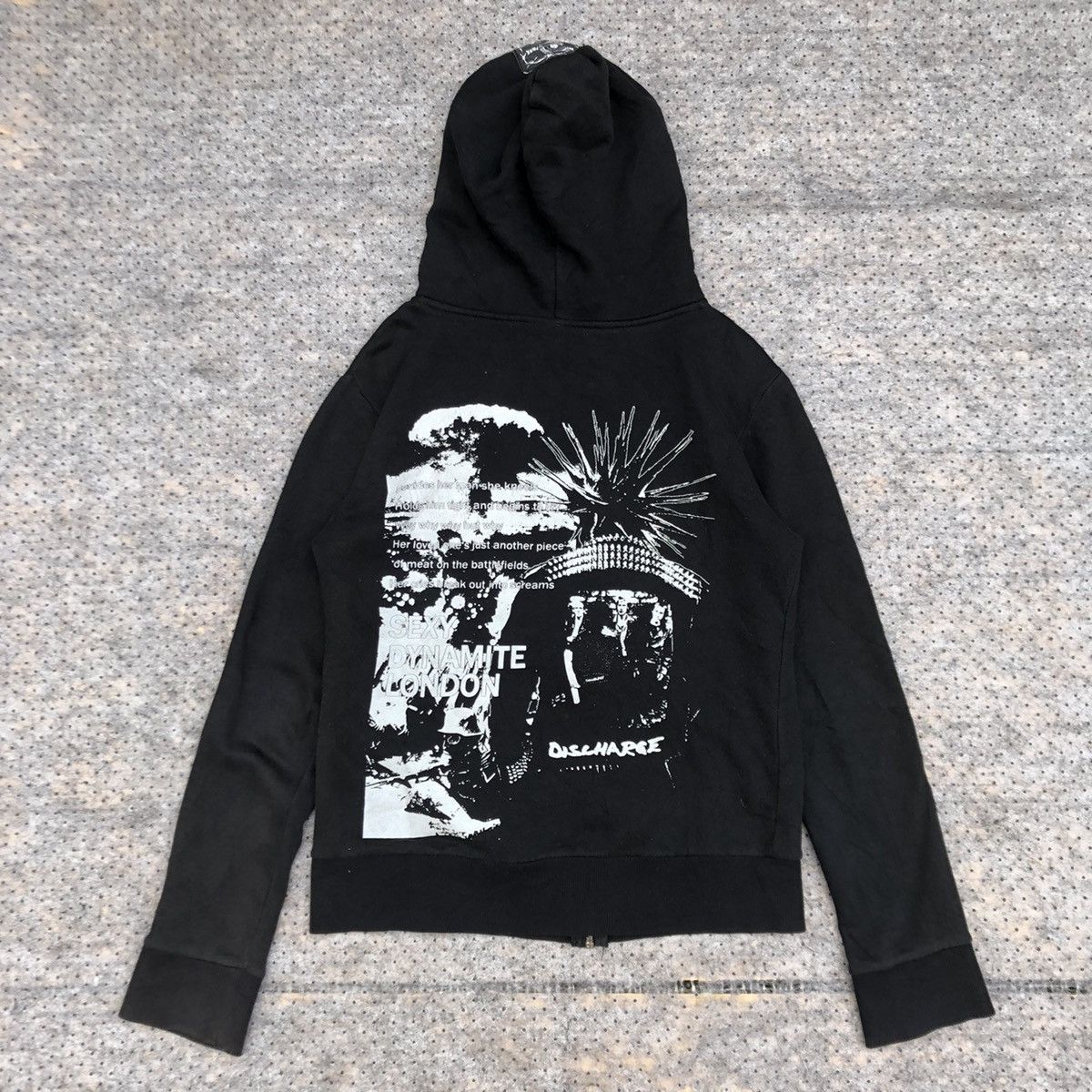 Japanese Brand Vintage Sexy Dynamite London Punk Zipphoodie Size XS / US 0-2 / IT 36-38 - 10 Thumbnail