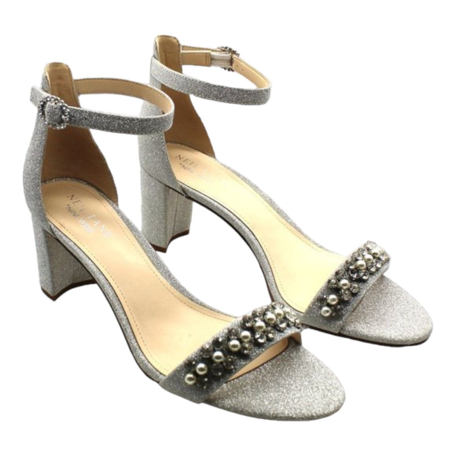 Nine West Neil Lane Passion (Silver) Women's sandal