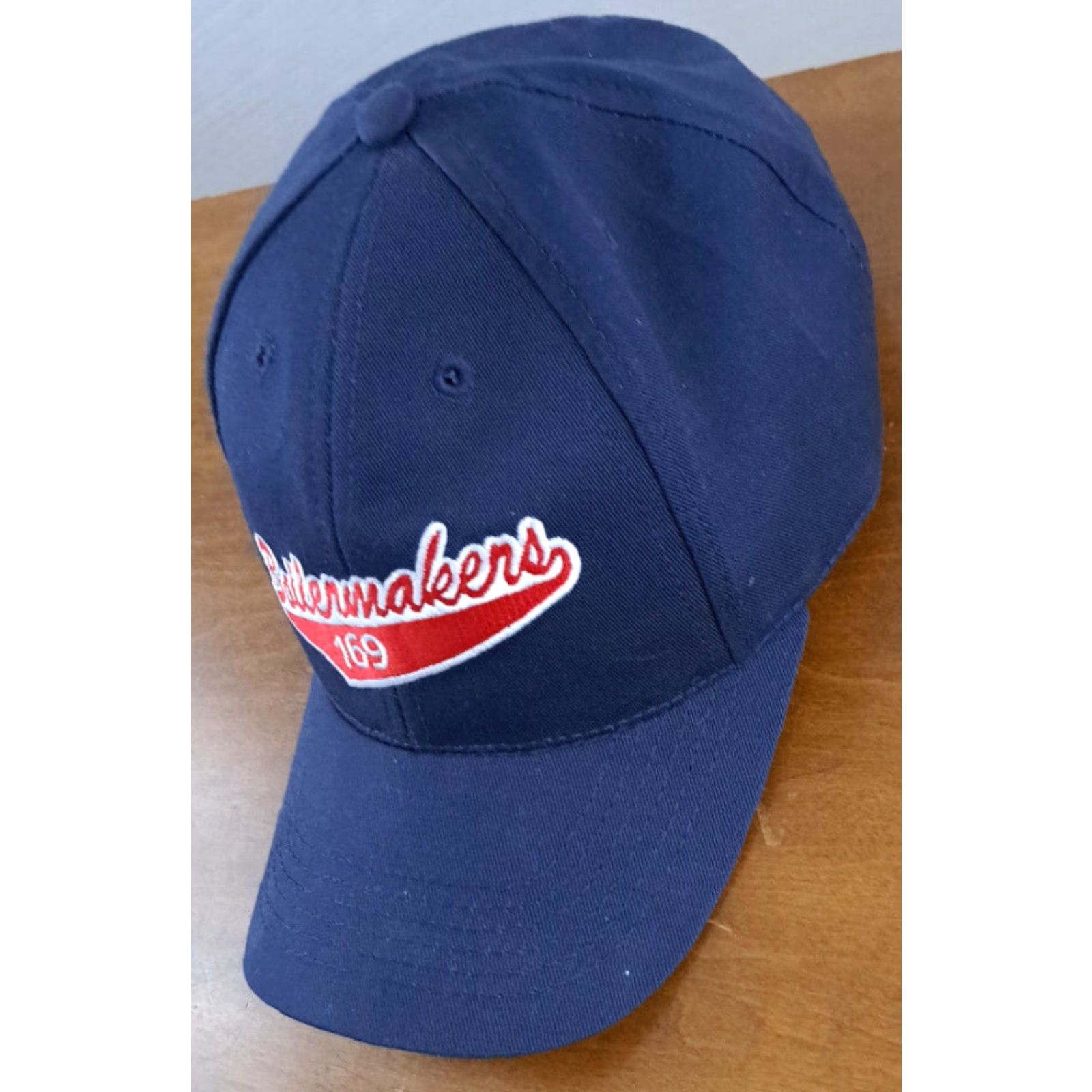 Vintage VINTAGE Boilermakers Local 169 Detroit Tigers Embroidered Fitted Hat Large Blue Men Cotton Canvas Baseball Cap Stretch Headband Size ONE SIZE - 3 Thumbnail