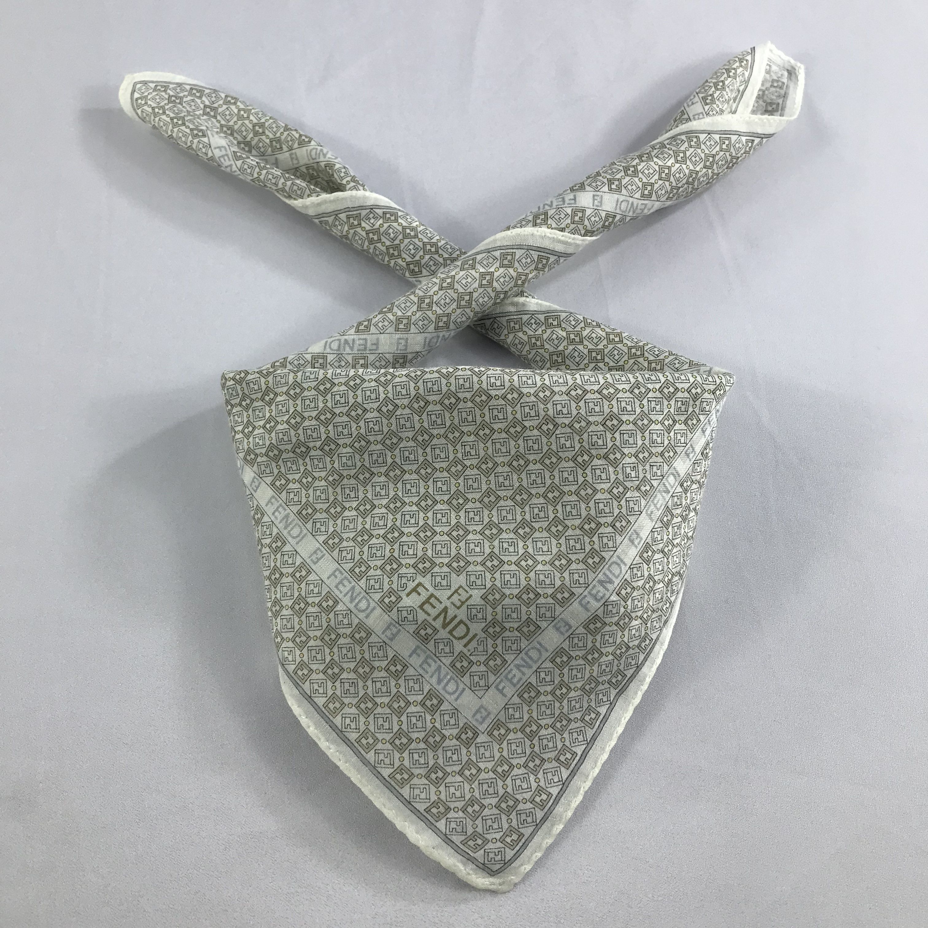 Vintage Vintage Fendi Bandana / Handkerchief / Neckerchief -S2624 Size ONE SIZE - 3 Thumbnail