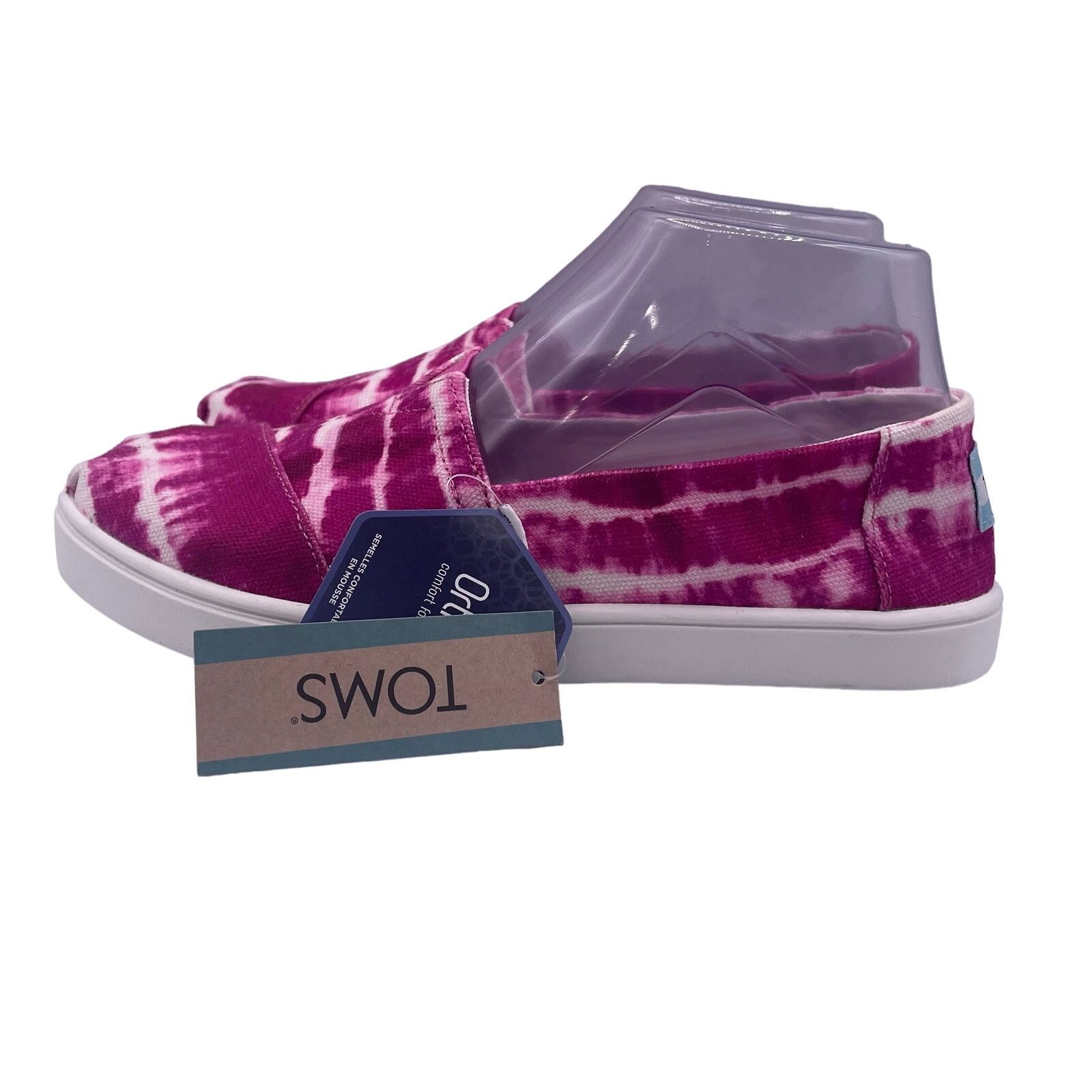 Toms TOMS Alpargata Cupsole Slip On Shoes Fuchsia Rose Canvas 6.5 Size US 6.5 / IT 36.5 - 2 Thumbnail