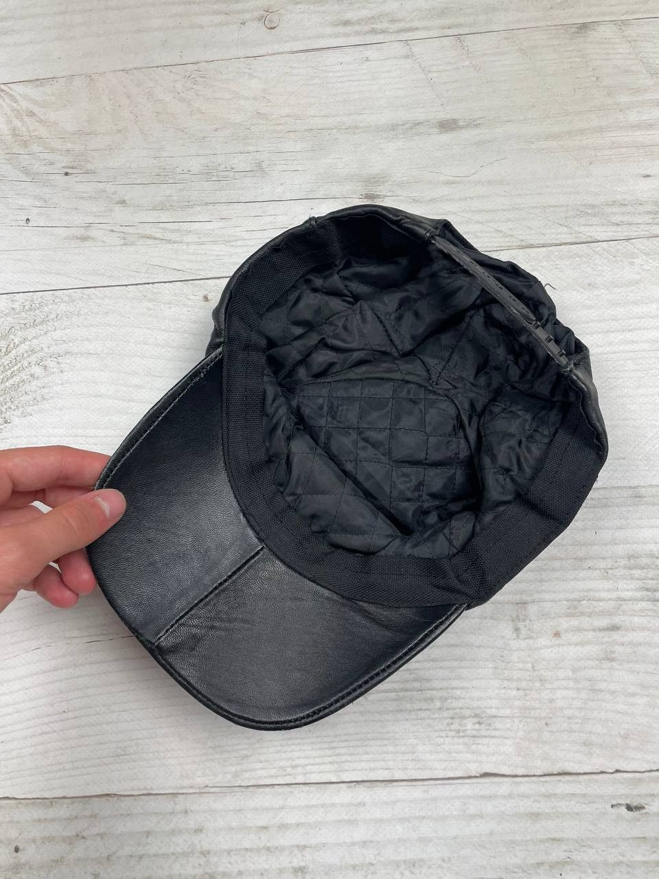 Vintage Vintage BMW Leather Cap 90s Racing NASCAR Size ONE SIZE - 9 Thumbnail