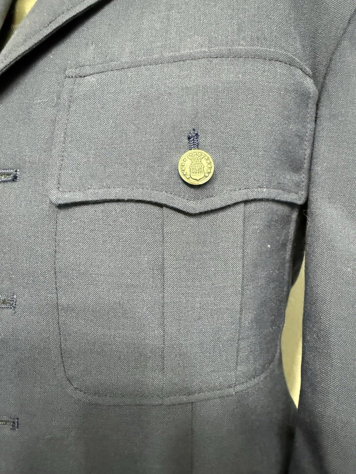 The Unbranded Brand Vintage Military ARMY Uniform Navy Blue Blazer Sz 38 XS Size XS / US 0-2 / IT 36-38 - 2 Thumbnail