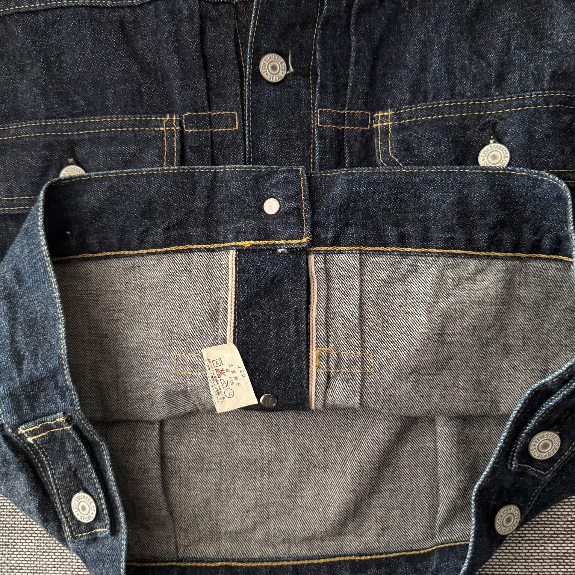 Levi's Vintage Clothing Levi's LVC507 J22 Denim Jacket Size US M / EU 48-50 / 2 - 7 Thumbnail