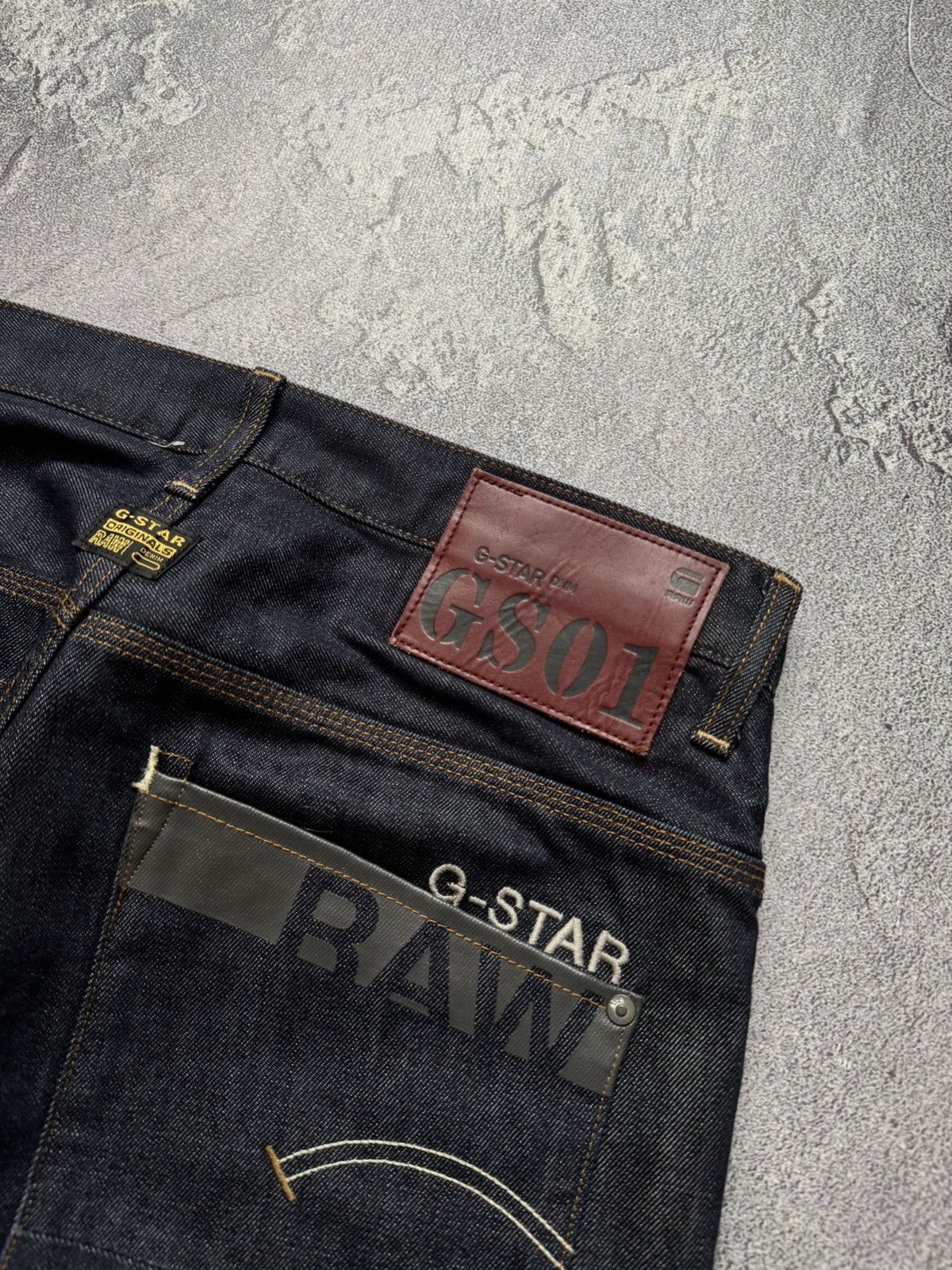 G-Star × Japanese Brand G star raw 34/30 new radar tapered breach embro denim pant Size US 34 / EU 50 - 5 Thumbnail