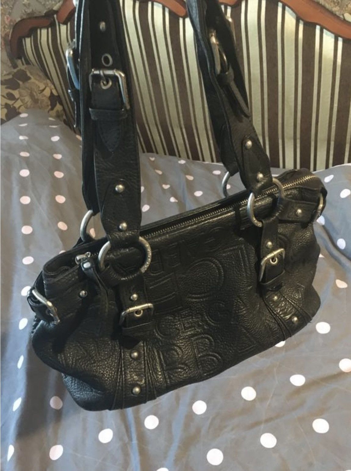 Dolce & Gabbana × Japanese Brand × Vintage Vintage Dolce & Gabbana leather monogram tote bag Size ONE SIZE - 2 Thumbnail