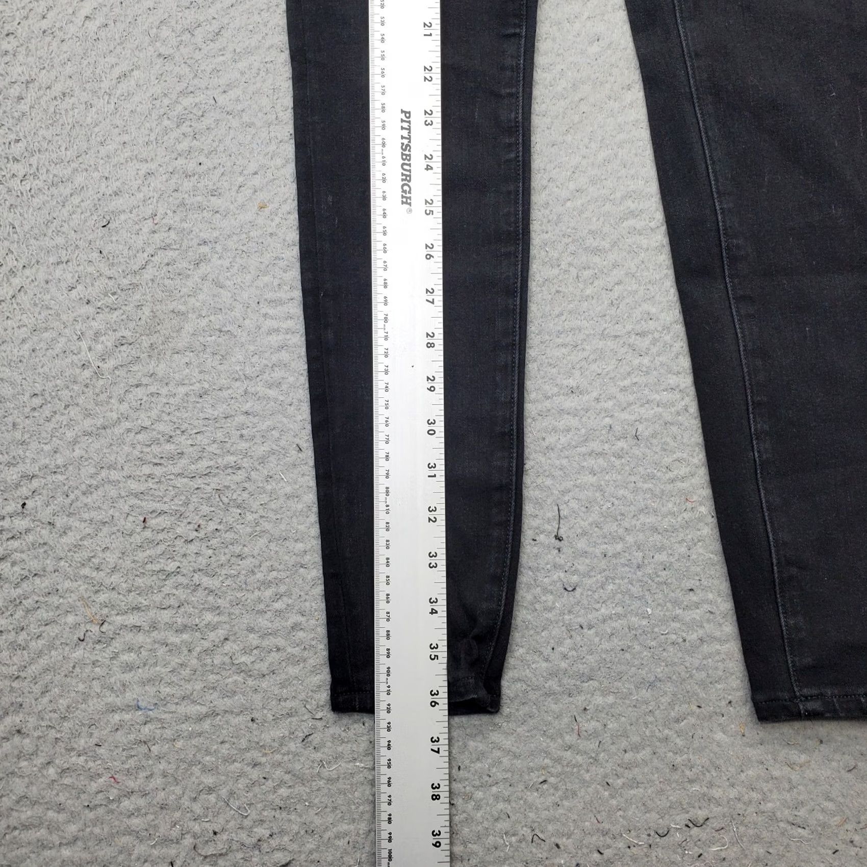 American Eagle Outfitters American Eagle Outfitters Jegging Jeans Women 4 Black Denim Hi Rise Regular Fit Size 4 Women Size 27" / US 4 / IT 40 - 3 Thumbnail