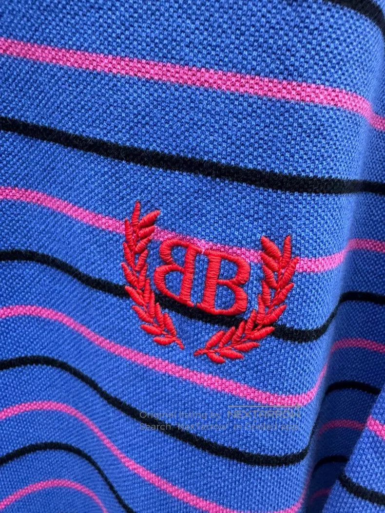 Balenciaga Balenciaga Purple Stripe Polo Shirt. Size US M / EU 48-50 / 2 - 4 Thumbnail