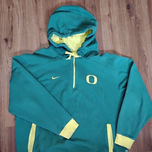 Nike Vintage Nike Oregon Ducks Hoodie Sweatshirt Size US XL / EU 56 / 4 - 2 Thumbnail