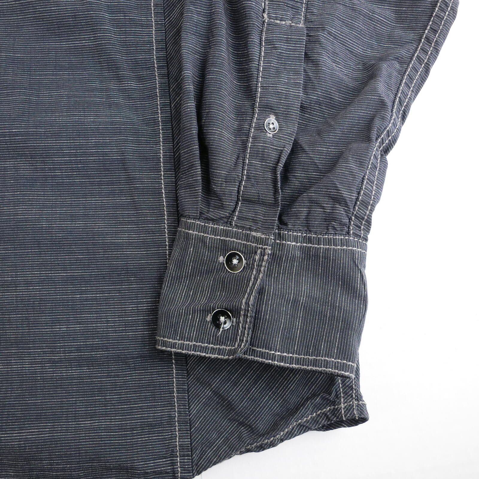 Other INC Men's Large Dark Gray Long Sleeve Button-Up Shirt Size US L / EU 52-54 / 3 - 2 Thumbnail