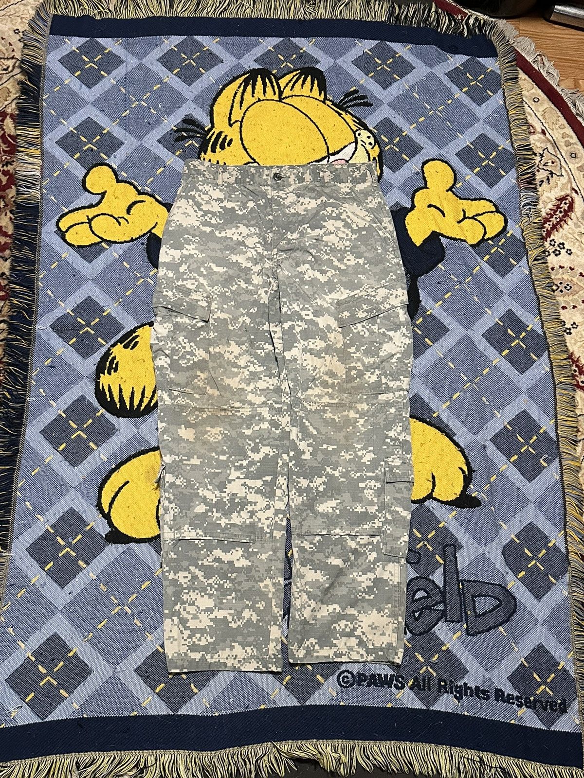 Vintage Vintage Desert Camo Military Cargo Pants Size US 34 / EU 50 - 1 Thumbnail