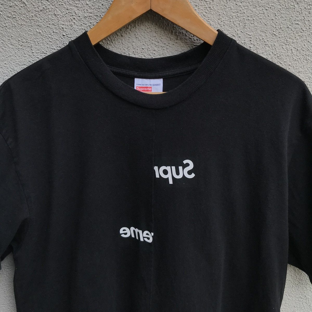 Comme des Garcons SUPREME x Comme Des Garcons split box logo tee Size US M / EU 48-50 / 2 - 3 Thumbnail