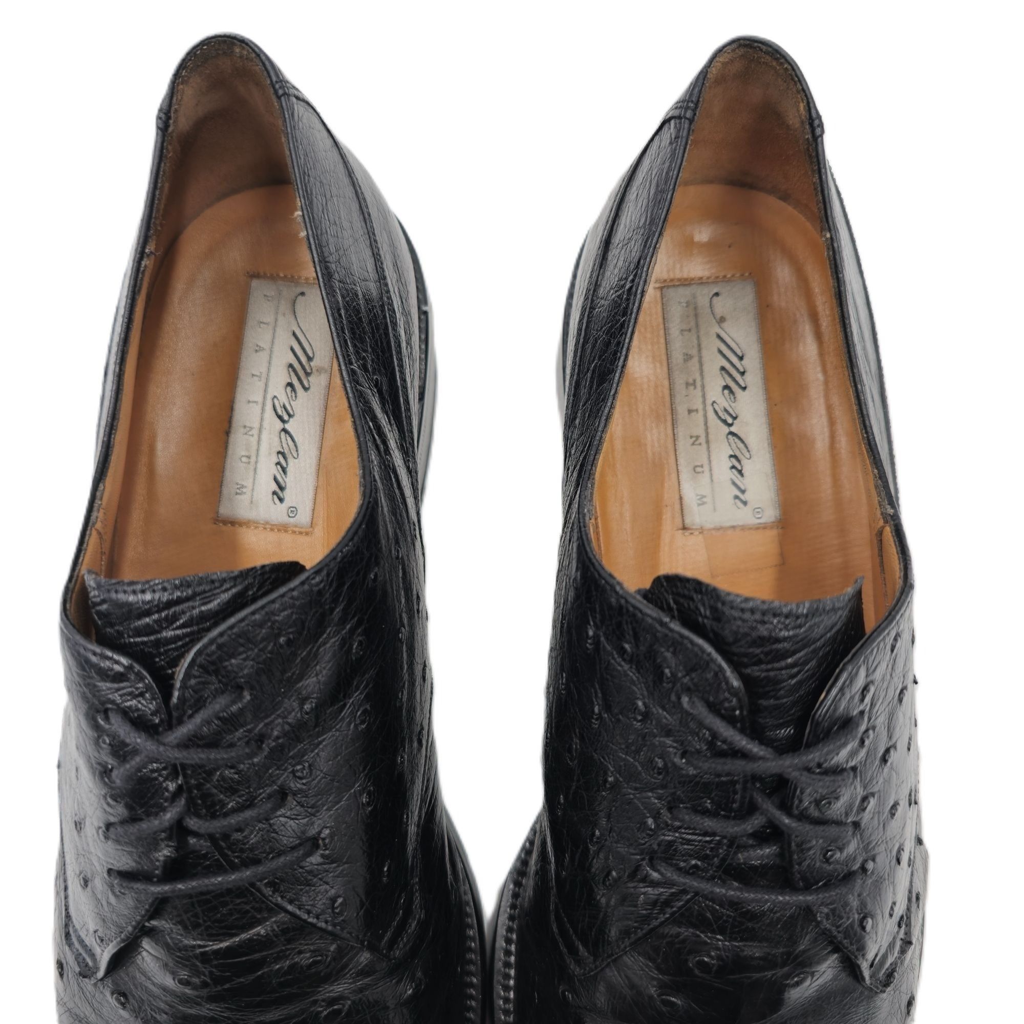 Mezlan Mezlan Platinum Exotic Full Quill Ostrich Dress Shoes 11.5 Size US 11.5 / EU 44-45 - 6 Thumbnail