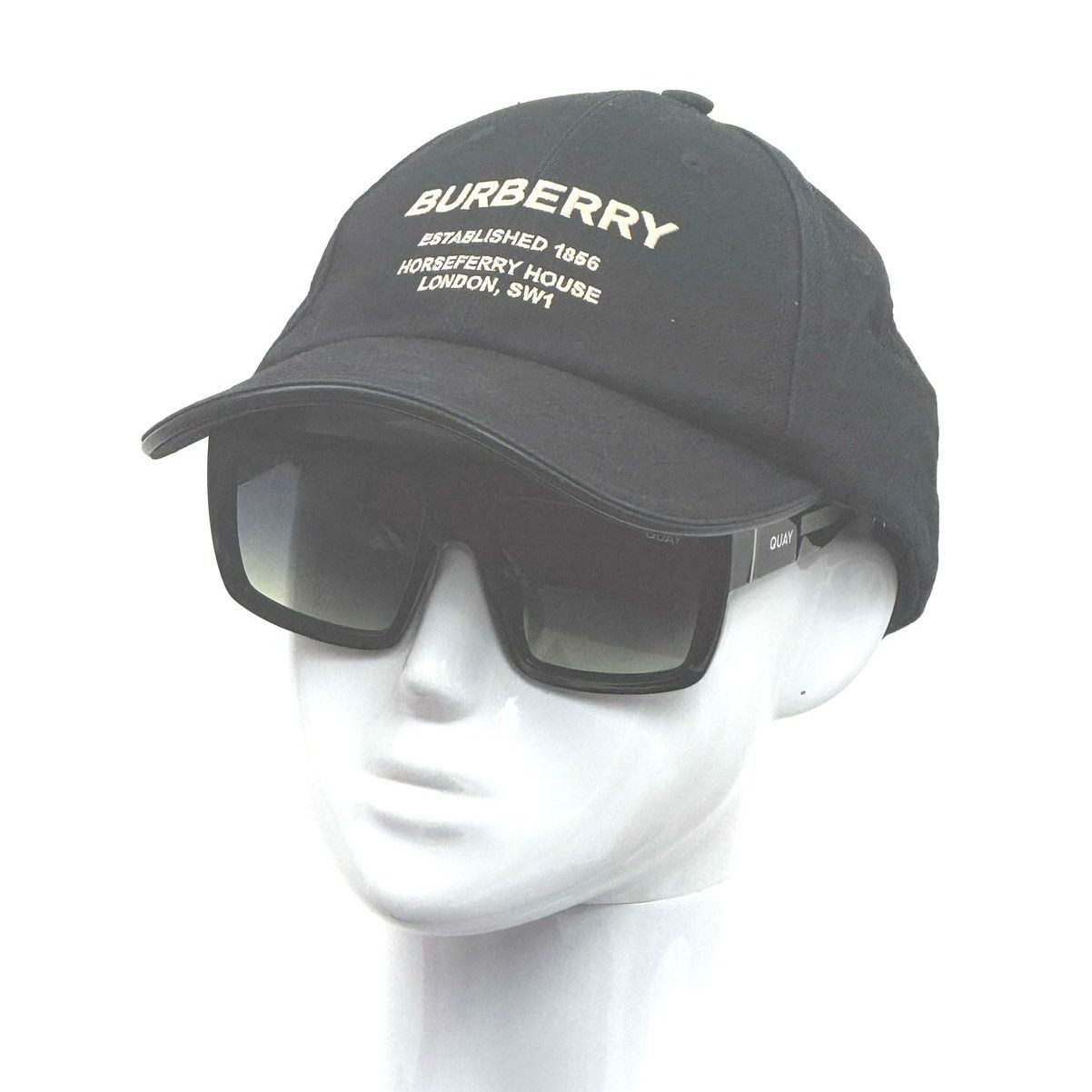 Burberry Burberry Horseferry House Cap Size M - Black/White Size ONE SIZE - 9 Thumbnail