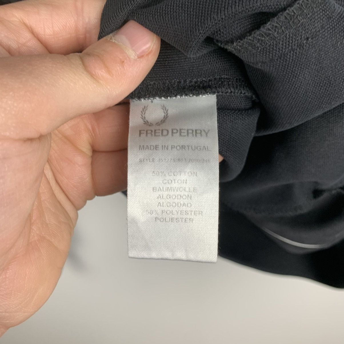 Fred Perry Men’s Fred Perry Full Zip Track Jacket 3D Logo Size M Size US M / EU 48-50 / 2 - 8 Thumbnail