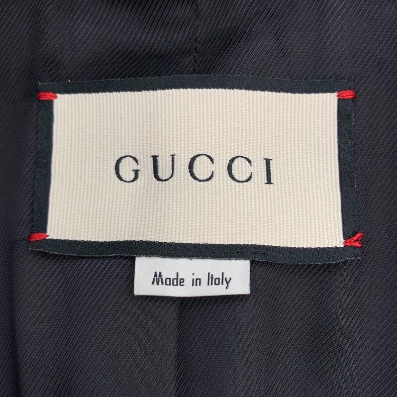 Gucci Gucci Black gold button V-neck wool coat 2502-Nextarrow Size US XXS / EU 40 - 6 Thumbnail