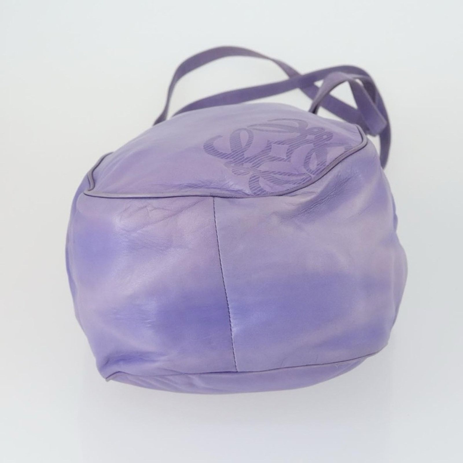 Loewe Loewe Purple Leather Anagram Hobo Buttery Soft Gold Hardware Size ONE SIZE - 7 Thumbnail