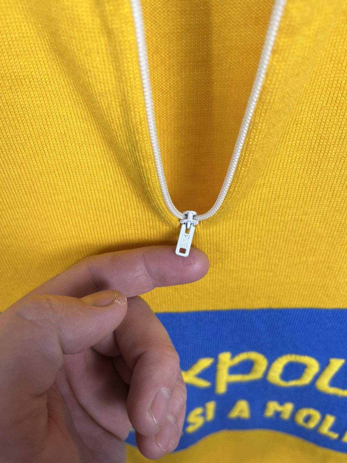 Other Vintage Flexpol Wool Cycling Jersey Yellow Blue Zip Size 48 Size US M / EU 48-50 / 2 - 5 Thumbnail