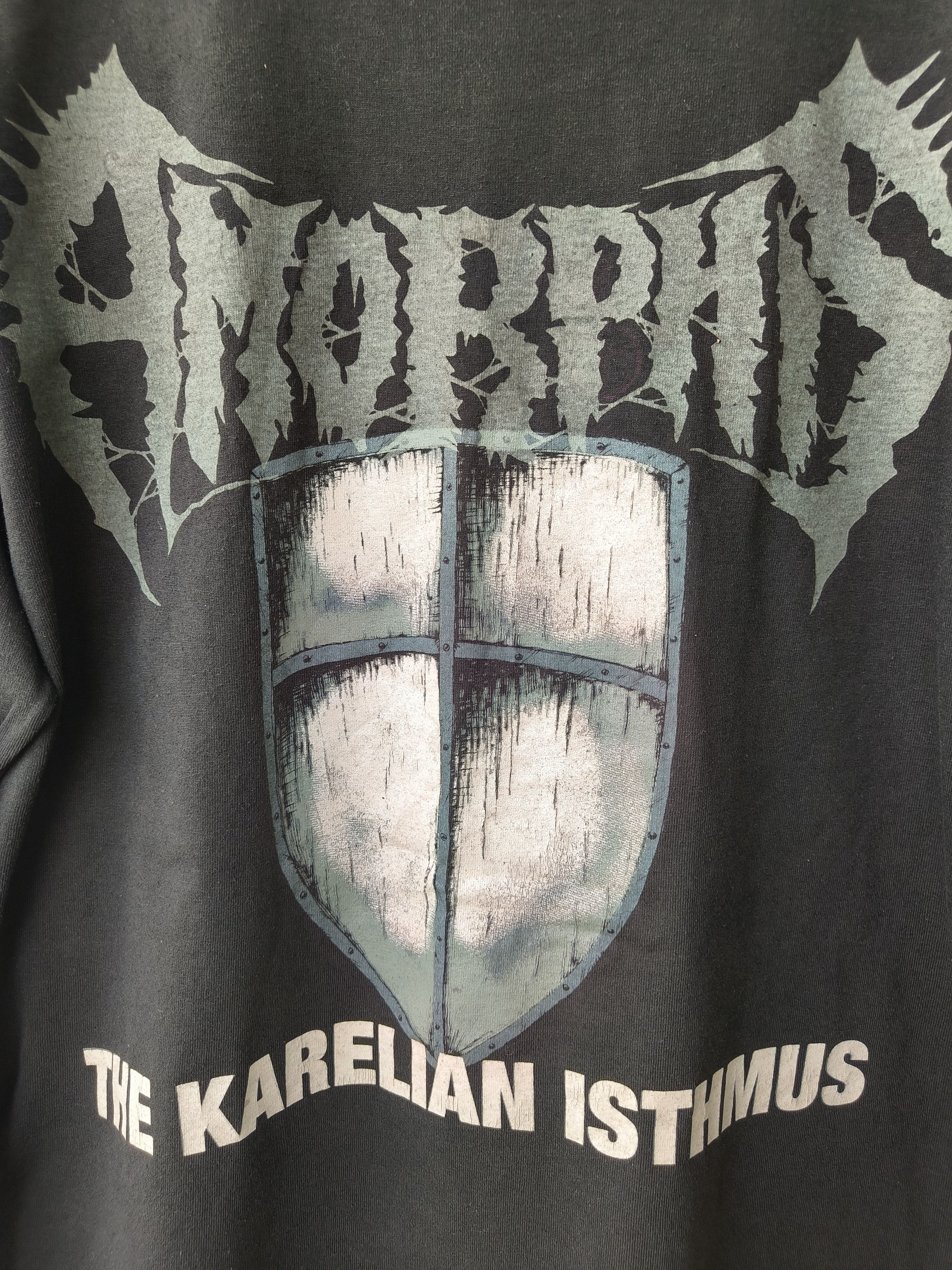 Band Tees Vintage 90s Amorphis (The Karelian isthmus) Ls shirt Size US L / EU 52-54 / 3 - 4 Thumbnail