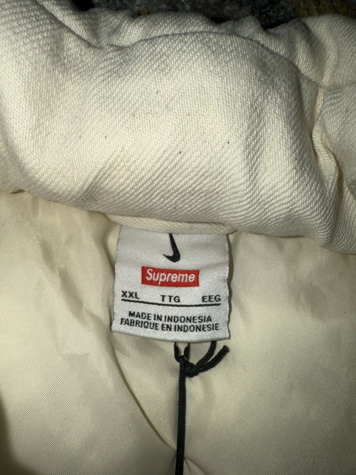 Nike × Supreme Nike x Supreme Denim Puffer Vest Size US XXL / EU 58 / 5 - 4 Thumbnail