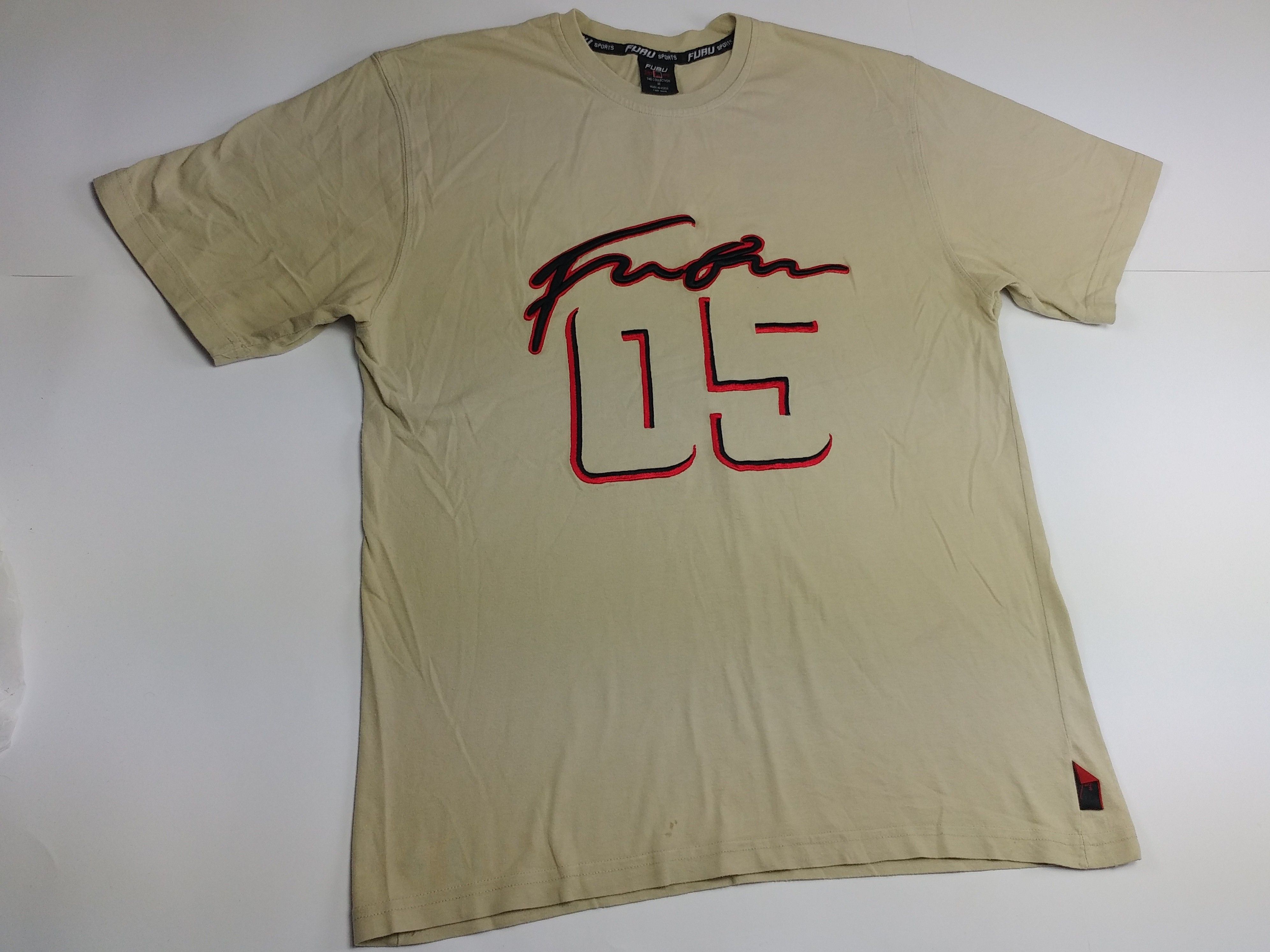 Fubu FUBU jersey, beige, vintage hip hop t-shirt, 90s hip hop M Size US M / EU 48-50 / 2 - 2 Thumbnail