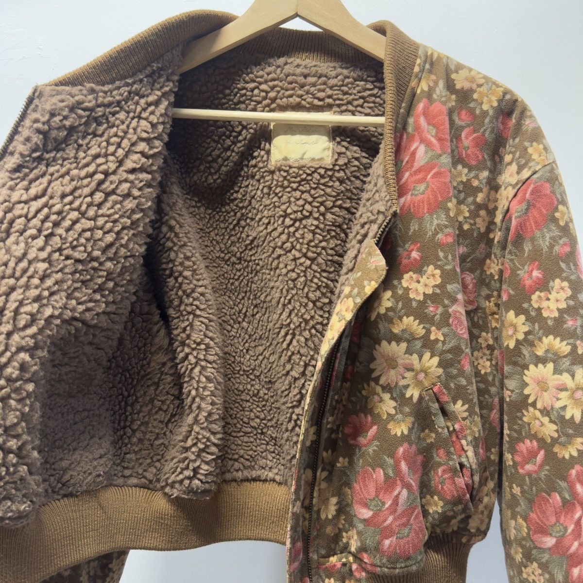 Japanese Brand Vintage 90s Japanese Floral Bomber Jacket Size S / US 4 / IT 40 - 4 Thumbnail