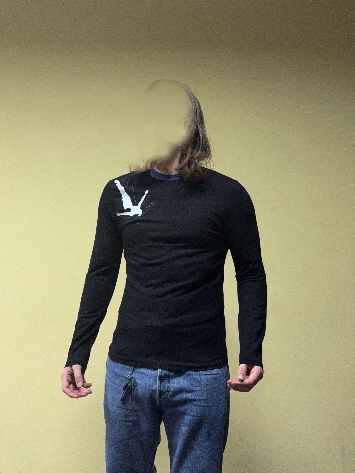 Versace Versace Sport falling man RARE vintage shirt long sleeve Size US L / EU 52-54 / 3 - 2 Thumbnail